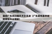 麻将广东夫妇图片大全高清（广东麻将各种胡牌牌型大全图解）