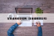甘肃通用航空招聘（甘肃省航空公司）